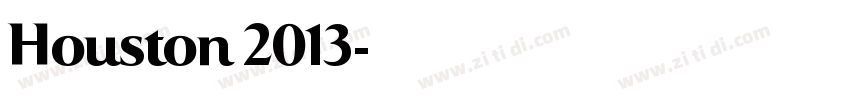 Houston 2013字体转换